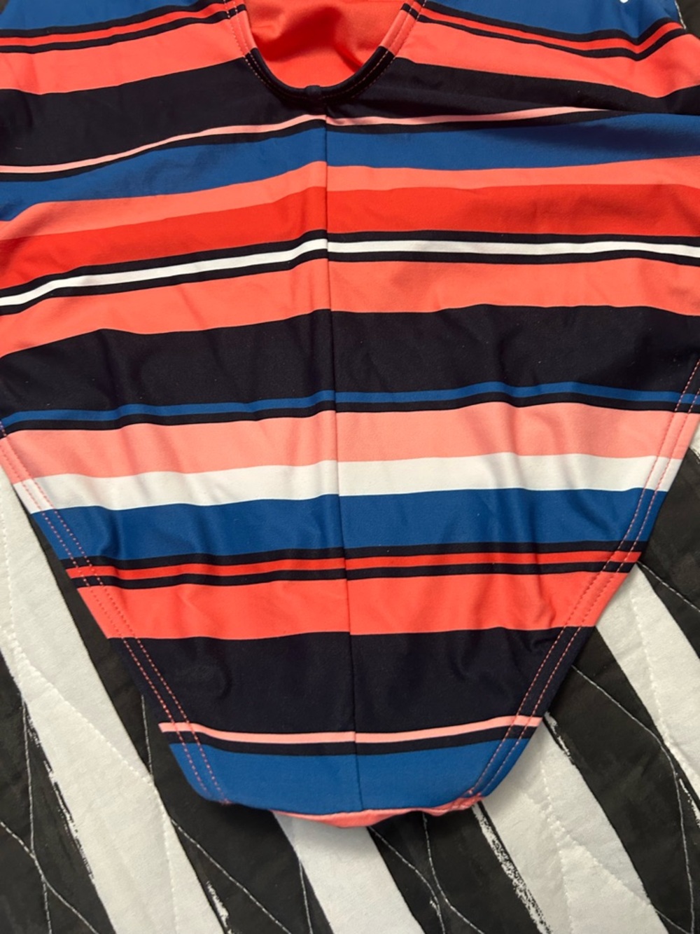 MICHAEL Michael Kors Navy and Coral Swimsuit size 10 - Picture 7 of 11